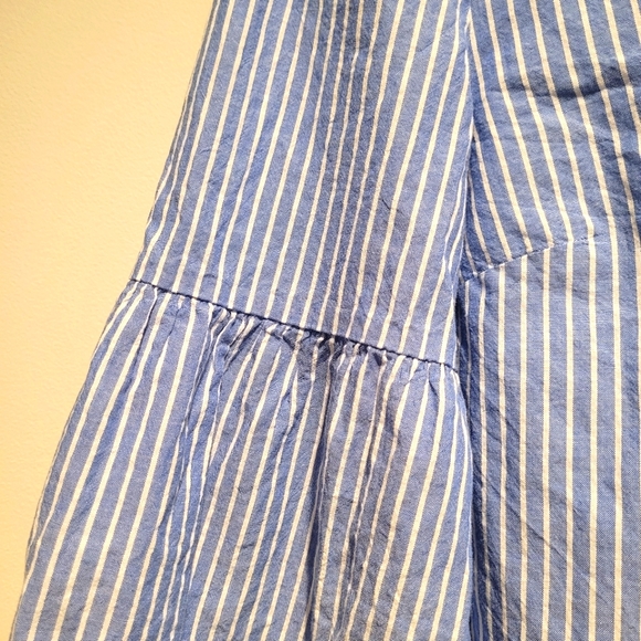 Zara Striped Blue & White Blouse - Picture 2 of 7
